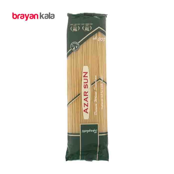 عکس اصلی اسپاگتی آذر سان قطر 1.2 مقدار 500 گرم